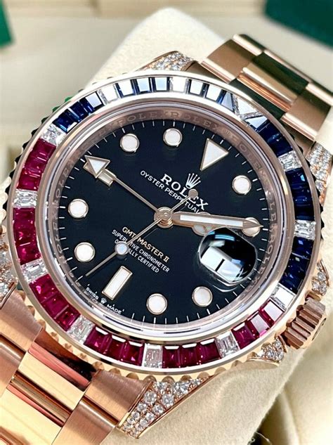 rolex rose gold saru 126755saru